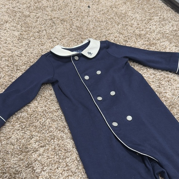 Ralph Lauren Baby Boys' Double Breasted Organic Cotton Coverall - Picture 2 of 11